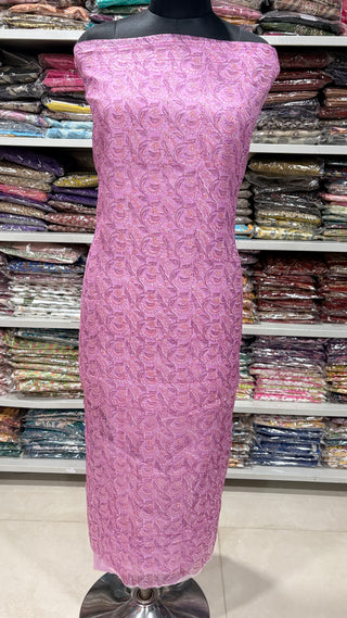 Print Hand block kota doria suit set for office wear (with extra lining included)