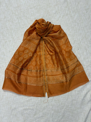 Handblock Chanderi Suit Material with Chanderi Dupatta