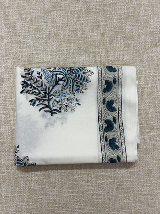 Cotton Handblock Office Wear Suit fabric with Kota Doria Dupatta