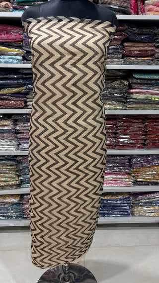 Print Hand block kota doria suit set for office wear (with extra lining included)