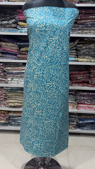 Handblock Cotton Suit Material with Cotton Dupatta