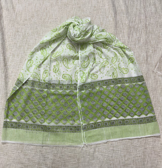 Handblock Cotton Suit Material with Cotton Dupatta
