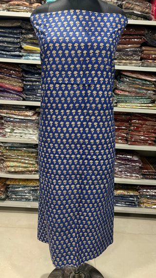 Cotton Handblock Office Wear Suit fabric with Kota doria Dupatta