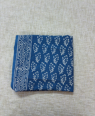 Cotton Handblock Office Wear Suit fabric with Kota Doria Dupatta