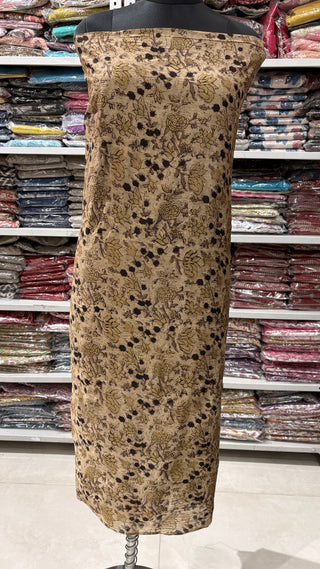Ajrakh Handblock Chanderi Suit Material with Chanderi Dupatta(Lining Included)