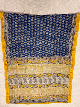 Maheshwari Silk Saree with Unstitched Blouse Piece (Lining Included)