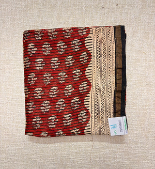 Handblock Chanderi Suit Material with Chanderi Dupatta