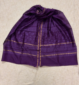 Handblock Chanderi Suit Material with Chanderi Dupatta
