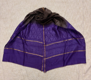 Handblock Chanderi Suit Material with Chanderi Dupatta