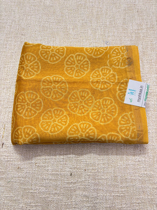 Handblock Chanderi Suit Material with Chanderi Dupatta