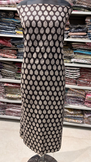 Cotton Handblock Office Wear Suit fabric with Kota doria Dupatta