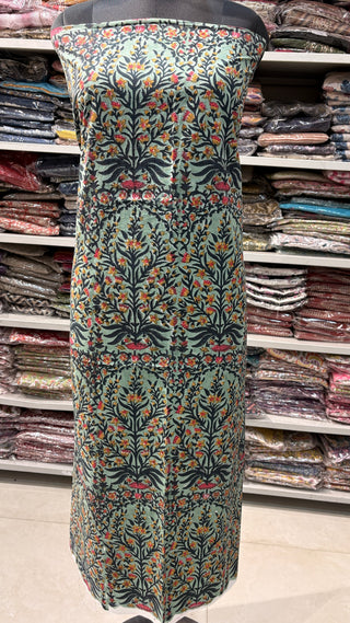 Cotton Handblock Office Wear Suit fabric with Kota doria Dupatta