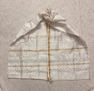 Handblock Chanderi Suit Material with Chanderi Dupatta