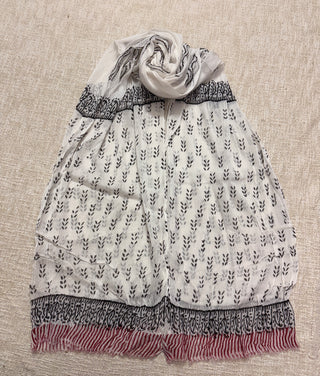 Premium Cotton Handblock Suit fabric with Chiffon Dupatta