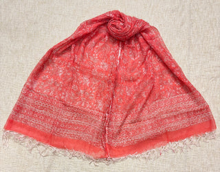 Premium Cotton Block Print Office Wear Suit fabric with Kota Doria Dupatta (44 inch width) and Heavy Bottom