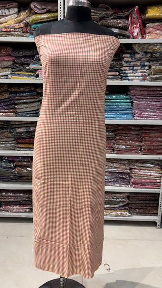 Handblock Cotton Suit Material with Cotton Dupatta