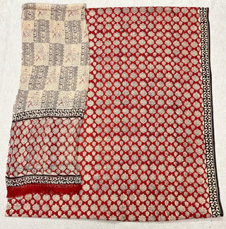 Premium Cotton Handblock Suit fabric with Chiffon Dupatta