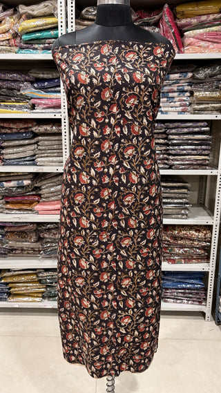 Handblock Cotton Suit Material with Cotton Dupatta