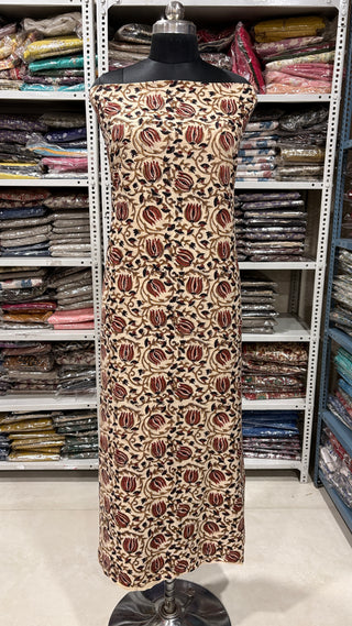 Handblock Cotton Suit Material with Cotton Dupatta