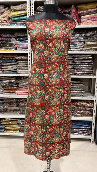 Handblock Cotton Suit Material with Cotton Dupatta