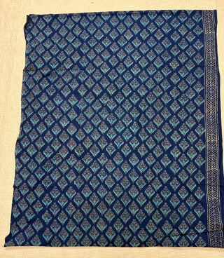 Handblock Cotton Suit Material with Cotton Dupatta