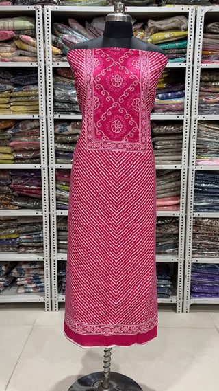 Handblock Cotton Suit Material with Cotton Dupatta