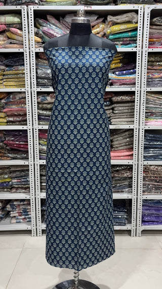 Handblock Cotton Suit Material with Cotton Dupatta