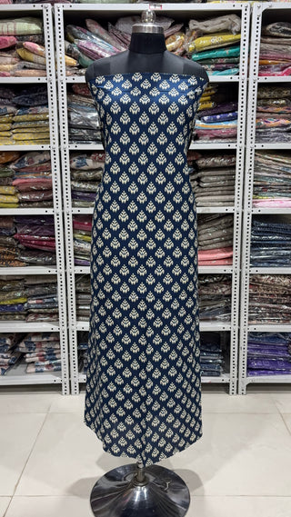 Handblock Cotton Suit Material with Cotton Dupatta