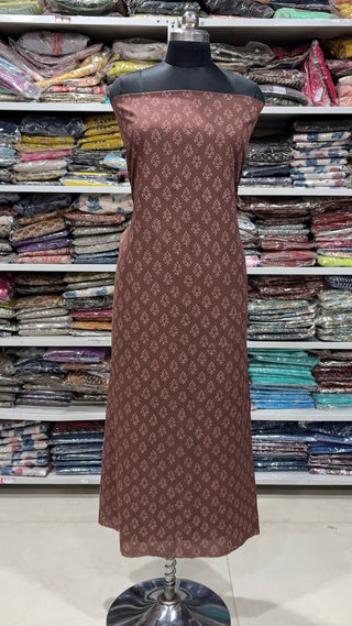 Handblock Cotton Suit Material with Cotton Dupatta