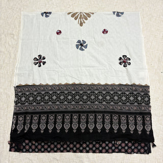 Ajrakh handblock Print Cotton Office Wear Suit fabric with Cotton Dupatta