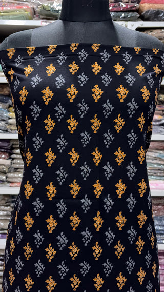 Cotton Handblock Office Wear Suit fabric with Kota doria Dupatta