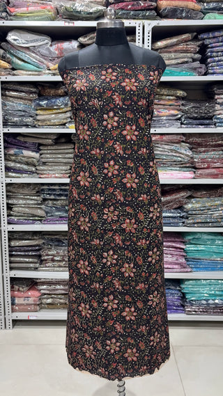 Handblock Cotton Suit Material with Cotton Dupatta