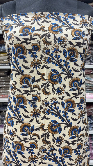 Handblock Cotton Suit Material with Cotton Dupatta