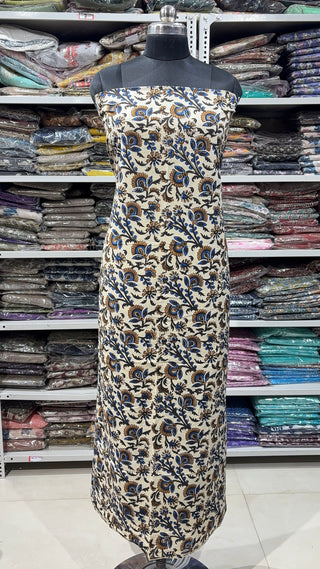 Handblock Cotton Suit Material with Cotton Dupatta