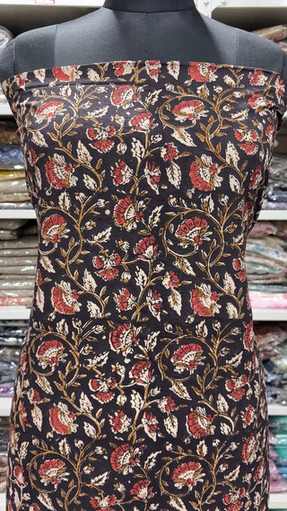 Handblock Cotton Suit Material with Cotton Dupatta