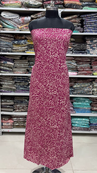 Handblock Cotton Suit Material with Cotton Dupatta