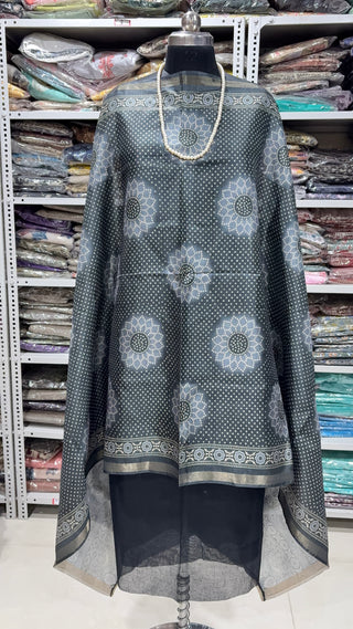 Designer Maheshwari silk dupatta