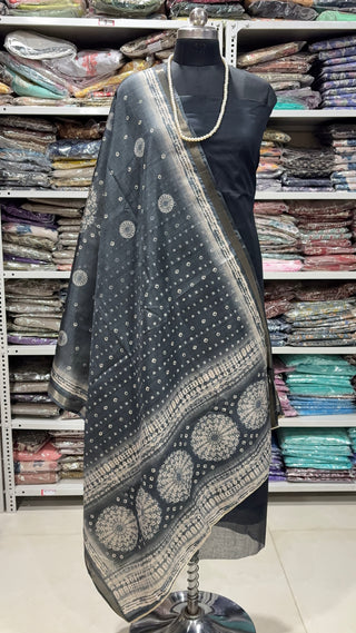 Designer Maheshwari silk dupatta