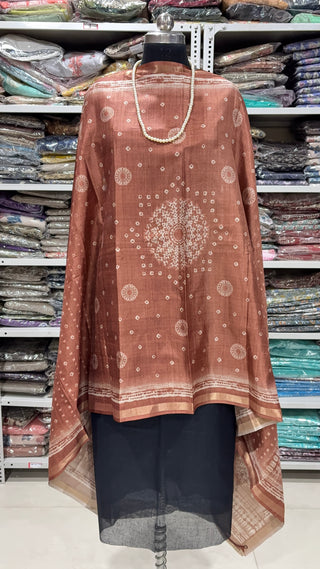 Designer Maheshwari silk dupatta