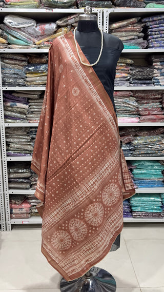 Designer Maheshwari silk dupatta