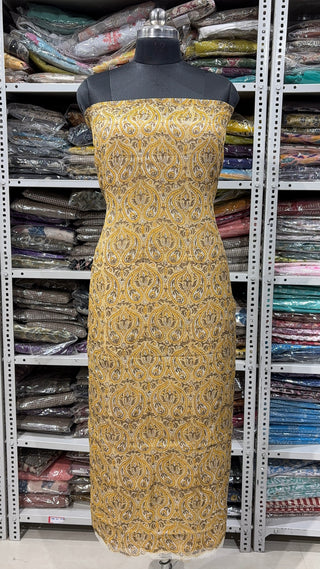 Hand block kota doria suit set for office wear with Lining included