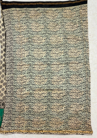 Beige Color Chanderi Silk Saree with Zari Border and Unstitched Blouse Piece (Lining Included)