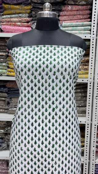Handblock Cotton Suit Material with Cotton Dupatta