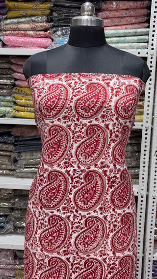 Handblock Cotton Suit Material with Cotton Dupatta