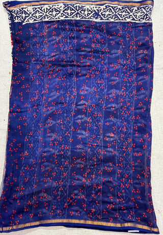 Premium Chanderi Silk Saree with Unstitched Blouse Piece (Lining Included)