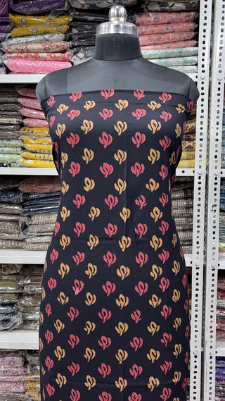 Handblock Cotton Suit Material with Cotton Dupatta