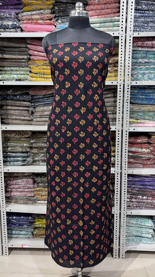 Handblock Cotton Suit Material with Cotton Dupatta