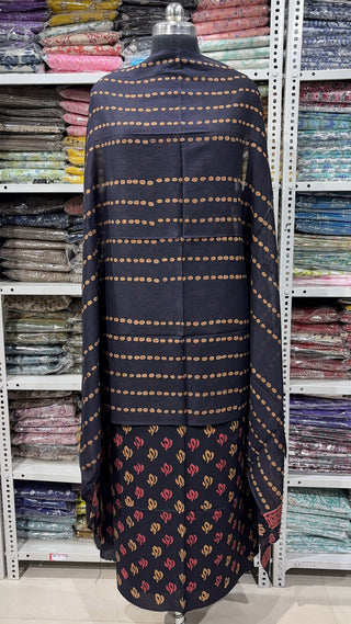 Handblock Cotton Suit Material with Cotton Dupatta