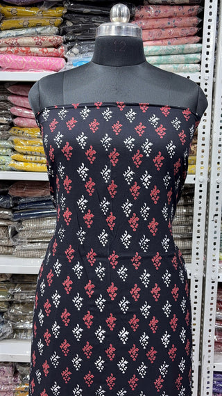 Handblock Cotton Suit Material with Cotton Dupatta