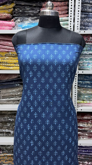 Handblock Cotton Suit Material with Cotton Dupatta